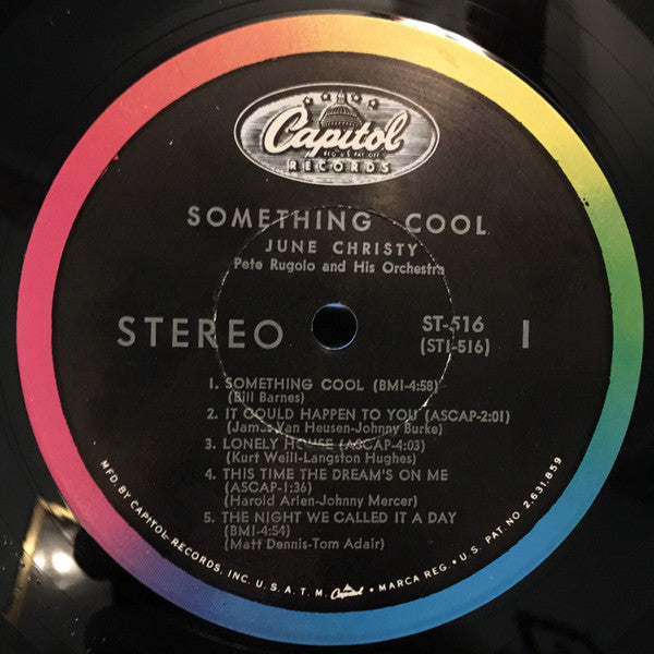 June Christy : Something Cool (LP, Album, RE, RP, Scr)