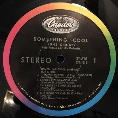 June Christy : Something Cool (LP, Album, RE, RP, Scr)