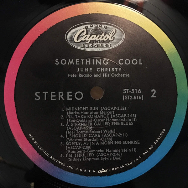 June Christy : Something Cool (LP, Album, RE, RP, Scr)