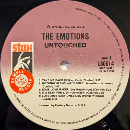 The Emotions : Untouched (LP, Album)