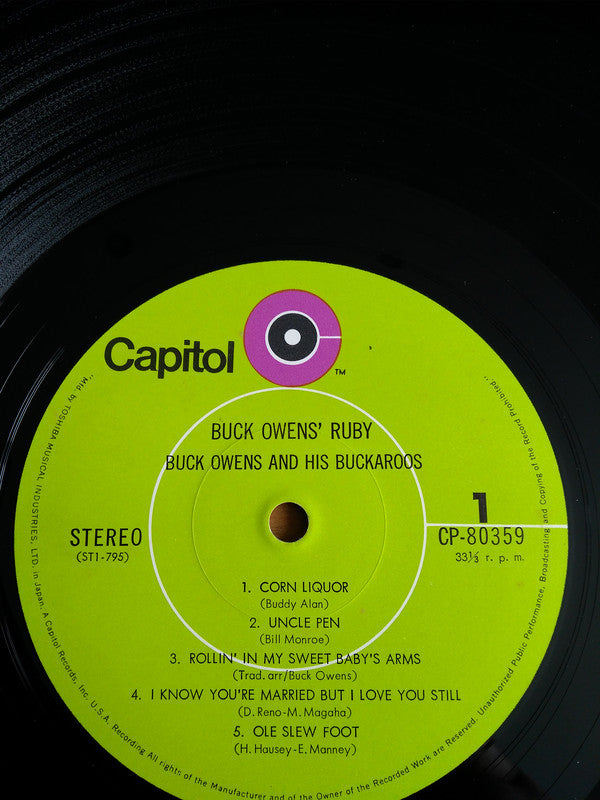 Buck Owens And His Buckaroos : Buck Owens' Ruby (LP, Album)