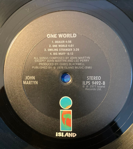 John Martyn : One World (LP, Album, Pit)