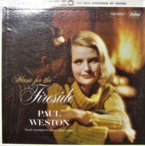 Paul Weston (2) : Music For The Fireside (LP, Album, RP)