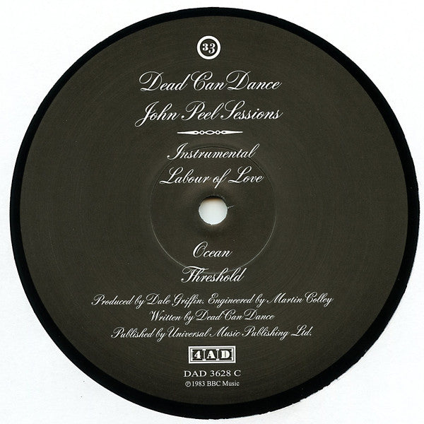 Dead Can Dance : Garden Of The Arcane Delights • John Peel Sessions (12", EP + LP + Comp, RE, RP)