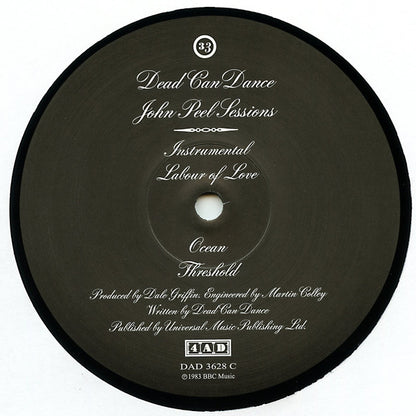 Dead Can Dance : Garden Of The Arcane Delights • John Peel Sessions (12", EP + LP + Comp, RE, RP)