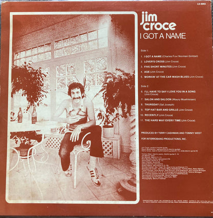 Jim Croce : I Got A Name (LP, Album, RE)