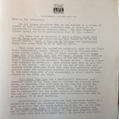 Jack Teagarden : Giants Of Jazz - Jack Teagarden (3xLP, Comp + Box)