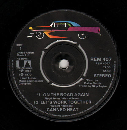 Canned Heat : On The Road Again (7")