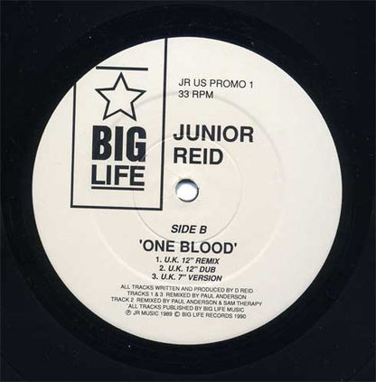 Junior Reid : One Blood (12", Promo)