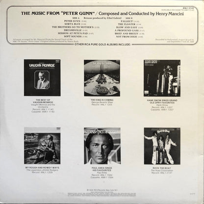 Henry Mancini : The Music From Peter Gunn (LP, Album, RE)