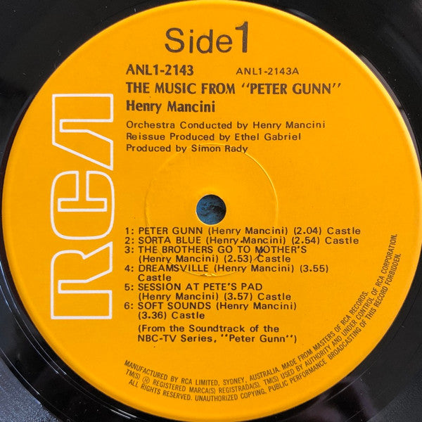Henry Mancini : The Music From Peter Gunn (LP, Album, RE)