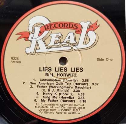 Bill Horwitz : Lies, Lies, Lies (LP)