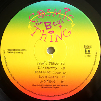 The B-52's : Cosmic Thing (LP, Album, RE)