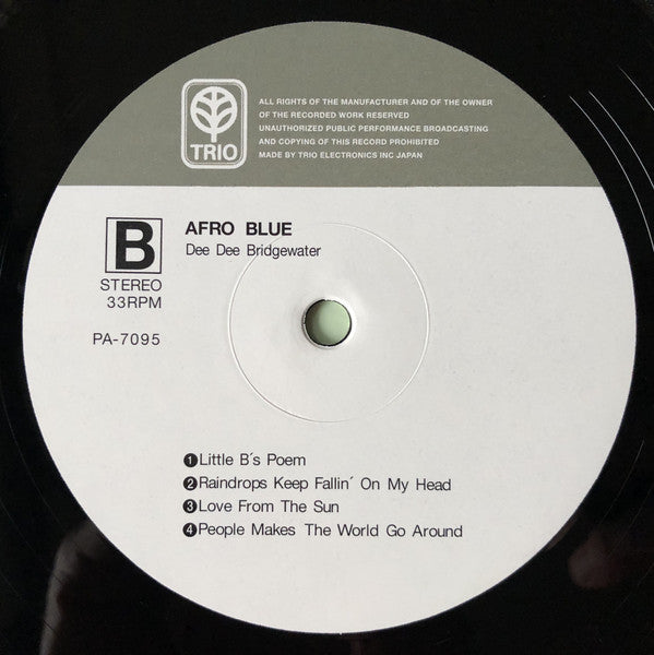 Dee Dee Bridgewater : Afro Blue (LP, Album, RE)