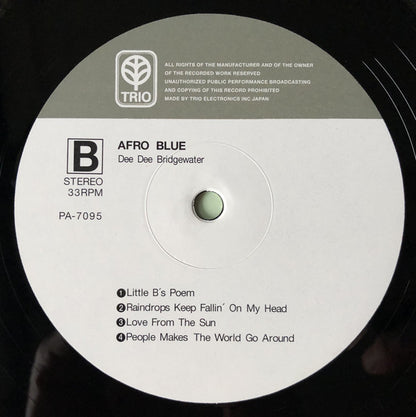 Dee Dee Bridgewater : Afro Blue (LP, Album, RE)