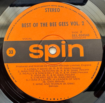 Bee Gees : Best Of The Bee Gees Vol. 2 (LP, Comp)