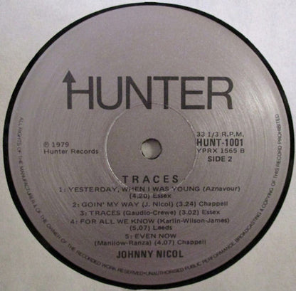 Johnny Nicol : Traces (LP, Album)