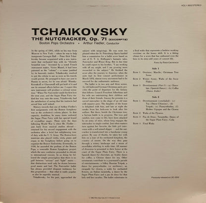 Tchaikovsky* / Boston Pops Orchestra, Arthur Fiedler : The Nutcracker, Op. 71 (Excerpts) (LP, Album, RE, Ind)