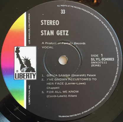 Stan Getz : Stan Getz (LP, Album, RE)