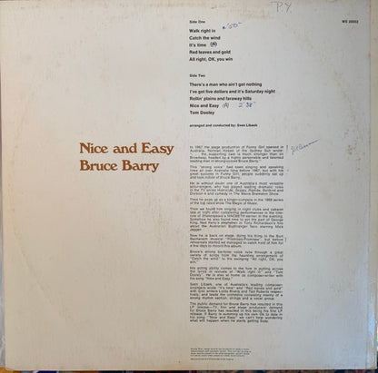Bruce Barry (3) : Nice And Easy (LP, Album)