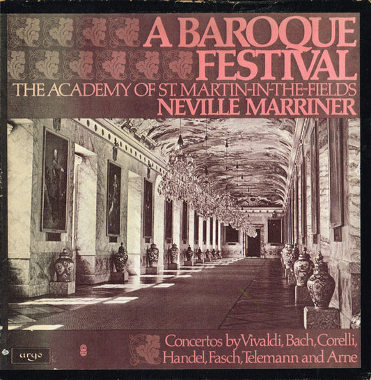 The Academy Of St. Martin-in-the-Fields, Sir Neville Marriner : A Baroque Festival (3xLP, Comp, Club, RE + Box)