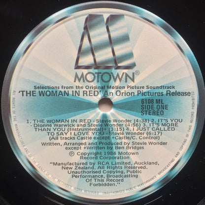 Stevie Wonder : The Woman In Red (Selections From The Original Motion Picture Soundtrack) (LP, Album, Gat)