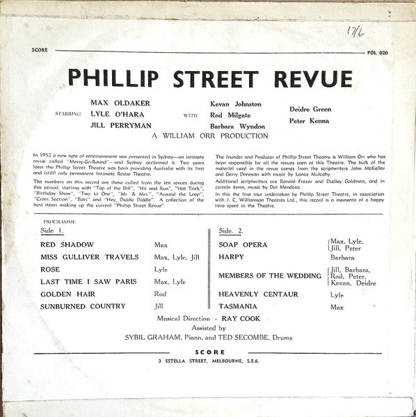 Various : Phillip Street Revue (LP, Album, Mono)