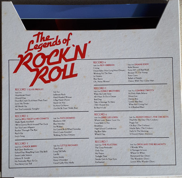 Various : The Legends Of Rock 'N' Roll (7xLP, Comp + Box)