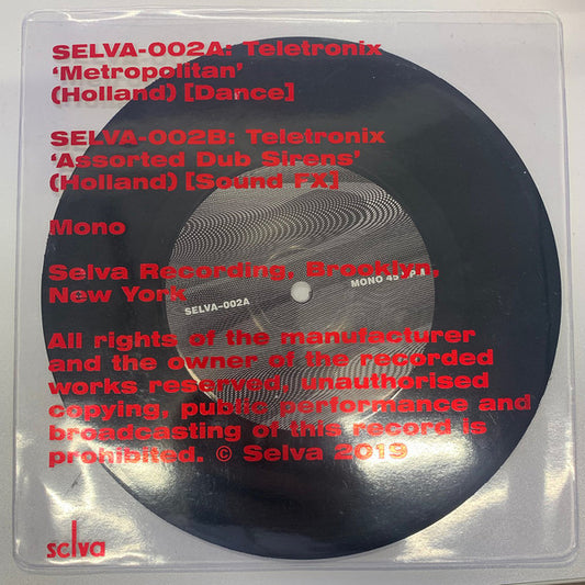 Teletronix, Quantic : Metropolitan (7", Mono, Ltd)