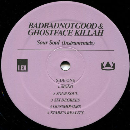 BadBadNotGood & Ghostface Killah : Sour Soul (Instrumentals) (LP, Album, RP)