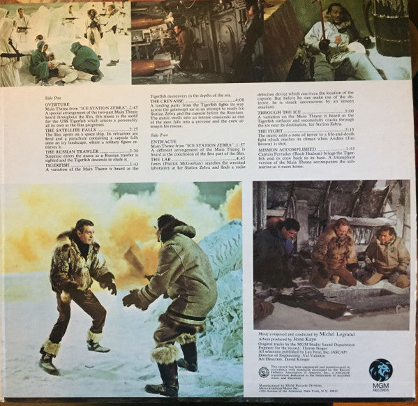 Michel Legrand : Ice Station Zebra (LP, Album, Gat)