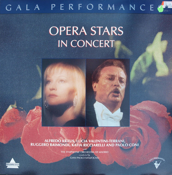 Various : Opera Stars In Concert (Laserdisc, 12")