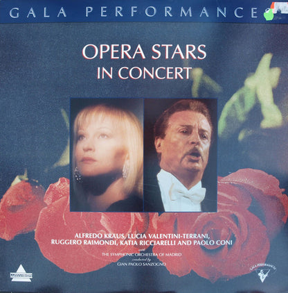 Various : Opera Stars In Concert (Laserdisc, 12")