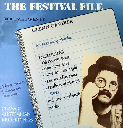 Glenn Cardier : An Everyday Maniac (LP, Comp)