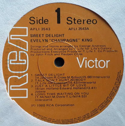 Evelyn King : Sweet Delight (LP, Album)