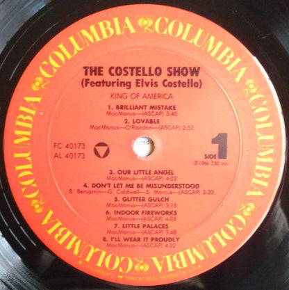 Elvis Costello Featuring The Attractions And The Confederates : King Of America (LP, Album, Pit)