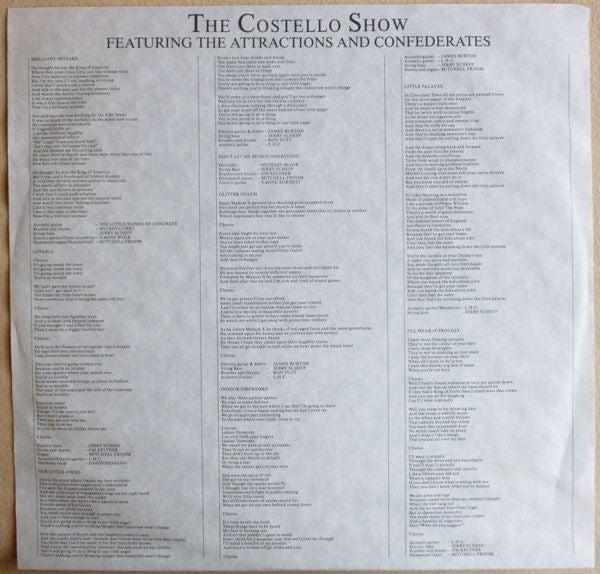 Elvis Costello Featuring The Attractions And The Confederates : King Of America (LP, Album, Pit)