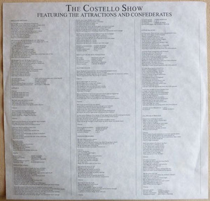 Elvis Costello Featuring The Attractions And The Confederates : King Of America (LP, Album, Pit)