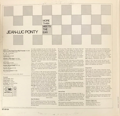 Jean-Luc Ponty : More Than Meets The Ear (LP, Album, Uni)