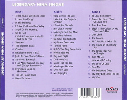 Nina Simone : Legendary (3xCD, Comp, RE)