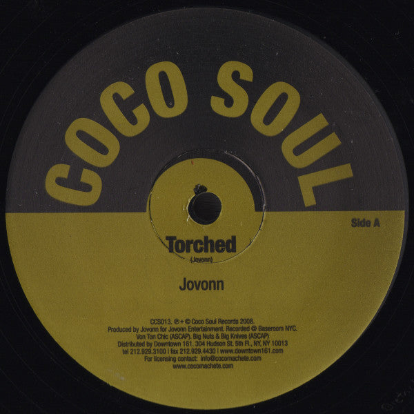 Jovonn : Torched / Cliff Hanger (12")