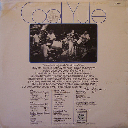 The Don Burrows Quintet : Cool Yule (LP, Album)
