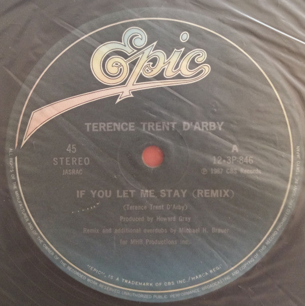 Terence Trent D'Arby : If You Let Me Stay (12", Single)