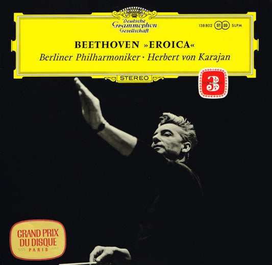 Beethoven* - Berliner Philharmoniker • Herbert von Karajan : »Eroica« (LP, RE, RP, GY7)