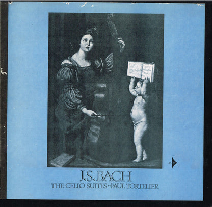 Johann Sebastian Bach, Paul Tortelier : The Cello Suites (3xLP, Album, Club, RE + Box)