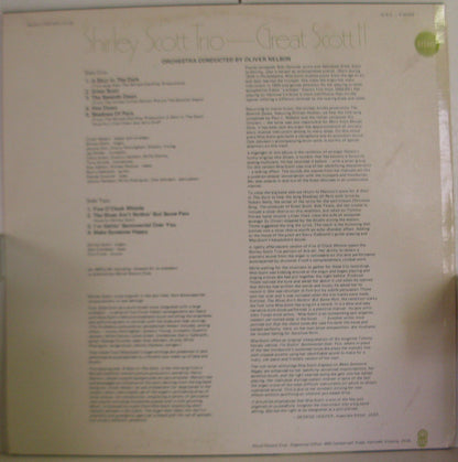 Shirley Scott Trio : Great Scott!! (LP, Album)