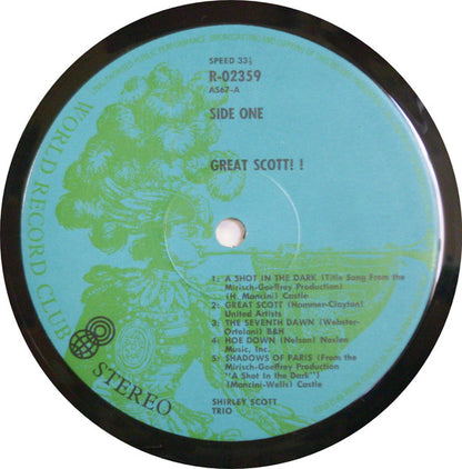 Shirley Scott Trio : Great Scott!! (LP, Album)