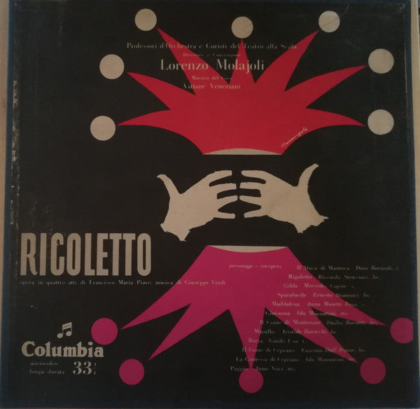 Professori d'Orchestra Del Teatro Alla Scala, Giuseppe Verdi, Dino Borgioli, Riccardo Stracciari, Mercedes Capsir ,Direttore Lorenzo Molajoli : Rigoletto (2xLP + Box)