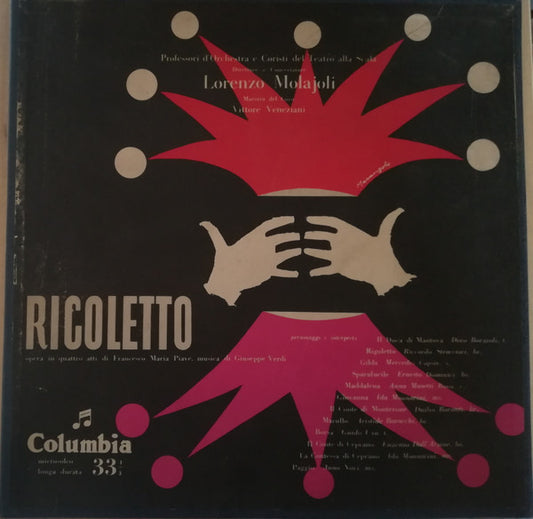 Professori d'Orchestra Del Teatro Alla Scala, Giuseppe Verdi, Dino Borgioli, Riccardo Stracciari, Mercedes Capsir ,Direttore Lorenzo Molajoli : Rigoletto (2xLP + Box)