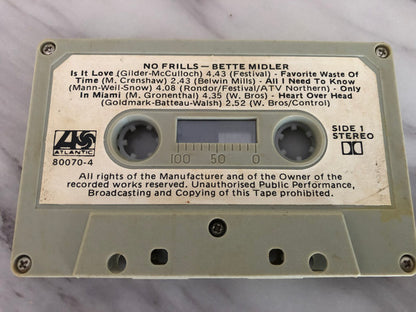 Bette Midler : No Frills (Cass, Album)